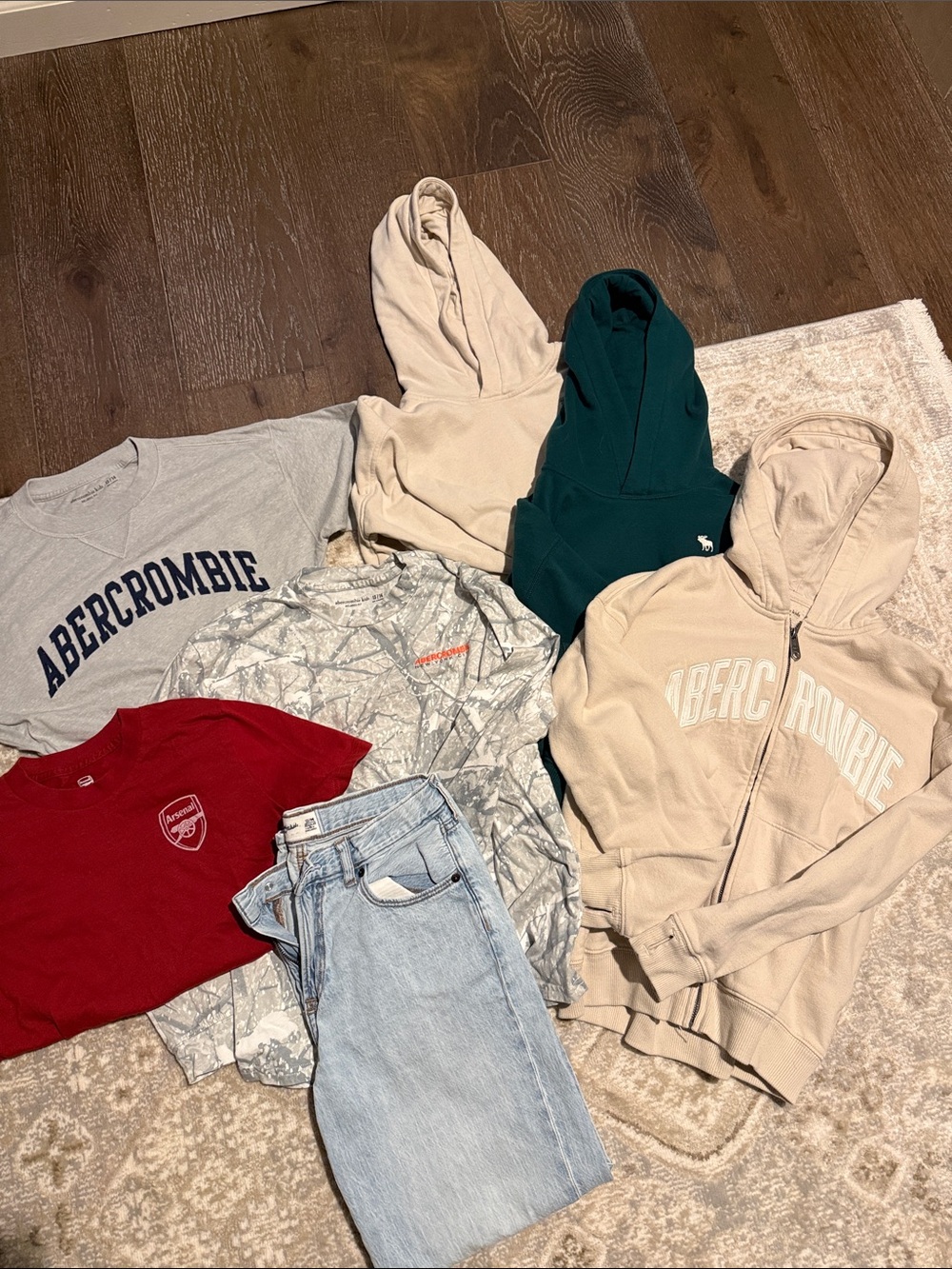 abercrombie kids 7-item boys bundle size 13/14